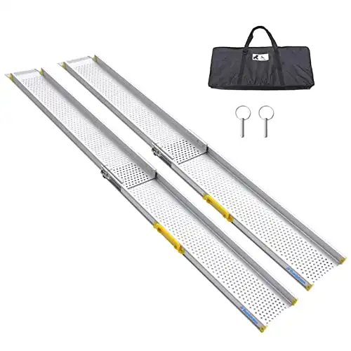 Ruedamann MR10719-8 Portable Aluminum Ramp