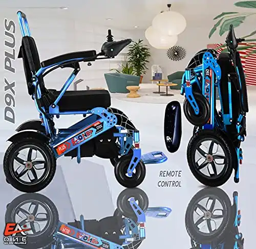 EAONE No.1D9X Folding Lightweight Motorized Wheelchair