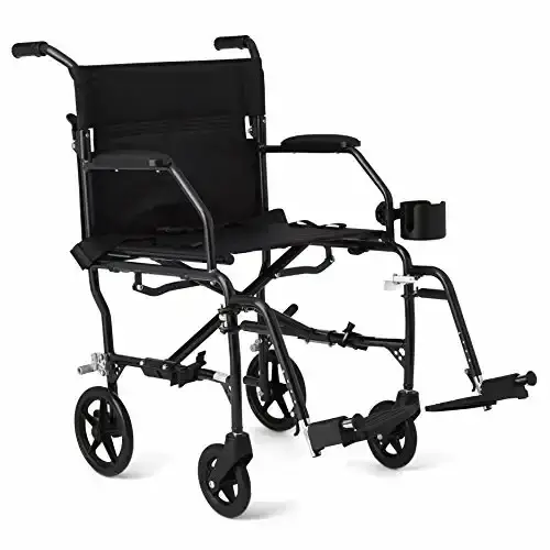 Drive Medical Lightweight Steel Transport Wheelchair