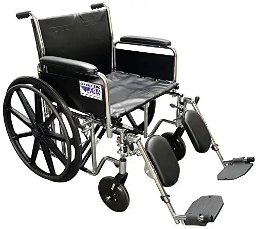 ALCO 22 Heavy Duty Chrome Wheelchair