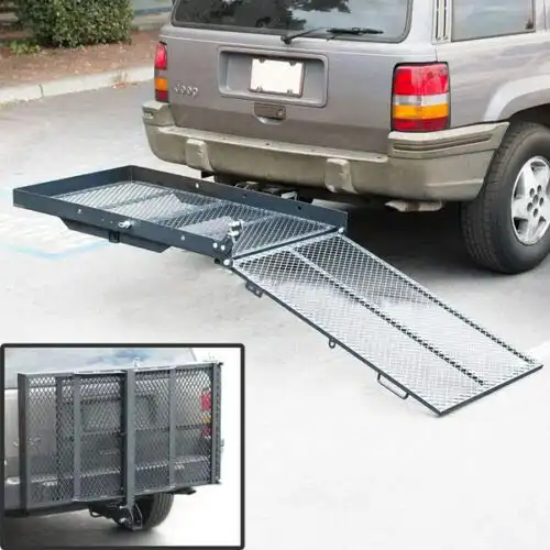 TKMD Folding Wheelchair Cargo Carrier With Ramp