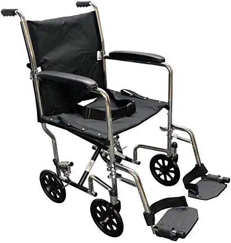 ALCO 20″ Heavy Duty Chrome Wheelchair